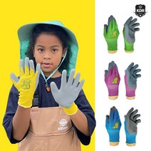 키즈 슈퍼 그립장갑 고무장갑 코팅 체험장갑 갯벌 농사 해루질 주말농장 안전한 다용도, 핑크(Free size)