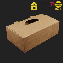 친환경배달용기/음식포장용기/샌드위치포장용기/무지 크라프트 치킨박스(소)
