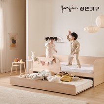 [장인가구] 뉴피터 저상형 슬라이딩 2단 침대 프레임 SS, 상세 설명 참조