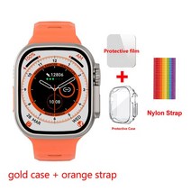 Iwo 16 시계 시리즈 8 울트라 DT8 스마트 워치 49mm 11 케이스 420x485 Alipay GPS 남성 여성 PK MT8 ZD8 맥스 H11, [01] 49mm, [03] Black