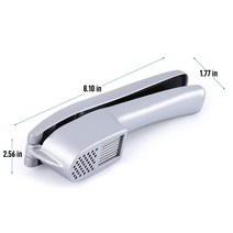 수동 마늘 생강 프레스 2 1 알루미늄 합금 마늘 프레스 손으로 개최 주방 요리 야채 생강 Mincer 도구 액세서리, 하나, 1PCS