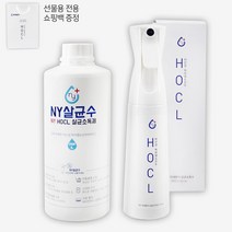 NY살균수 고급형 미세분사 살균 스프레이 300ml 세트 뿌리는살균소독제, 미세분사 300ml+1리터 세트