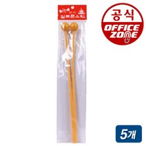 삼익악기 실로폰채 SS100 5개입 악기 음악 소품 보조, 삼익악기 실로폰채 SS-100 5개입