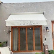 수동어닝 창문 현관 입구 차양막 캐노피 픽스 천막, 벽에 3미터 1미터 연장