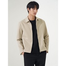MVIO ONLINE 코튼터치 미니멀 집업 재킷 베이지 MM2137N02A