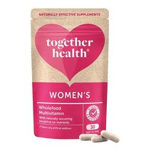 Together Health 투게더헬스 여성용 멀티비타민 & 미네랄 보충제 30 정 Womens Multivitamin & Mineral Supplement 30 Capsules, 1개