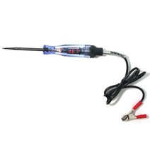 라인테크 배선 테스터기 LCD점등 12-24V겸용 자동차 검전기, 1개