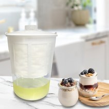 빈크루즈 대용량 유청분리기 그릭 요거트 리코타 치즈 BCYF-670, 화이트