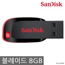 [총판] 샌디스크 크루저 블레이드 8GB (블랙)/CZ50, 상세페이지 참조