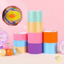 코스트굿즈 테이프공 테이프볼 끈끈이 찐득볼 만들기, 3.6CMx8M, 펄핑크