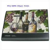 제이스토어 / 테이블 식탁보 제이슨 매트 깔개 시트 커버 4P, FREE, 본상품선택