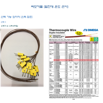 TC WIRE/써모커플/써머커플/온도센서/열전대/K타입, 와뜨로, 300