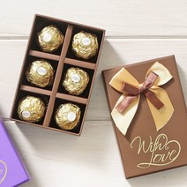 인크리코 직사각 페레로로쉐(T6) 발렌타인 화이트데이 초콜릿 선물, 직사각페레로로쉐(T6)