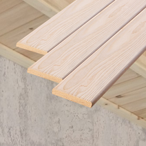 히노끼 평몰딩 루바마감재 두께 10mm x 폭 80mm x 길이 2400mm (1단=8개)