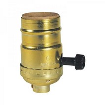 Westinghouse Lighting 7041300 On/Off Brass Turn-Knob Socket 17