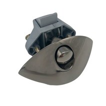 [기타자동차용품] 직경 20mm 캠핑카 반달 푸시 잠금 RV 캐러밴 서랍 래치 버튼