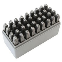 스마토 펀치 숫자영문펀치세트 6MM