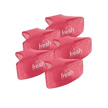 프레쉬프로덕츠 프레쉬클립 5개 묶음팩 스파이스드사과향 고체형 실내 화장실 방향제, 1개