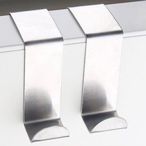 PKFARM 다용도 방문 도어후크 후크걸이 2P, 스텐 2P, 2P.