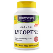 헬시오리진 내추럴 라이코마토 라이코펜 15mg 180정 Healthy Origins Natural LYC-O-MATO Lycopene, 1병