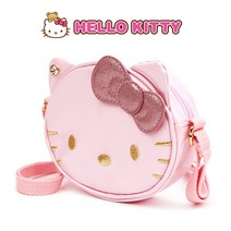헬로키티 얼굴 러블리 여아 크로스백 유아핸드백