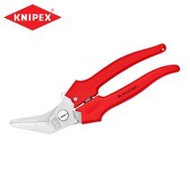 독일제 크니펙스 만능가위 95-05-185 골판지 플라스틱 알루미늄 동구리 호일 절단가위, 95-05-185(185mm), 1개