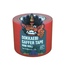 테스크 도깨비 개퍼테이프(GAFFER TAPE) 미니롤 MATT RED 무광/형광면테이프, 50mm X 5m