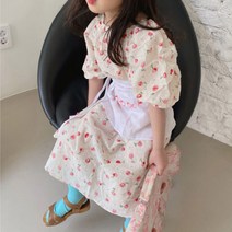 [OJO DE PAPA]오조드파파 블루베리원피스/블루 레드 옐로우