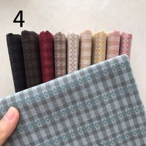 리버티원단 수입원단 새로운 DIY 일본 작은 천 그룹 원사 염색 직물 수제 패치 워크 퀼트 스트라이프 도, 04 vivi1292_01 50x70cm
