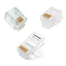 RJ45 RJ12 RJ11 100개 랜선 플러그랜잭 rj45잭 전화선, NT101. 선택01-RJ45 8P8C 100EA