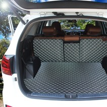 지엠지모터스 차박 퀼팅 트렁크매트+뒷열2열커버 풀셋트 블랙색상 제품, 올뉴쏘렌토 5인승