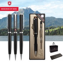 몽크로스 각인볼펜 명품 고급 선물용 볼펜 무료각인 + 선물포장 + 전용쇼핑백 증정, 몽크로스 라우터 각인볼펜