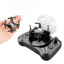 드론장난감 드론촬영 키즈 초등학생 장난감 생일선물, 검정색 (배터리 1개 충전케이블 1개) 카메라 x