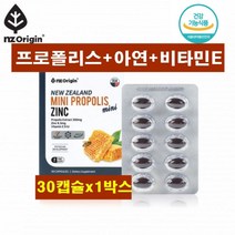 프로폴리스 아연 비타민E 플라보노이드 항산화 작용 면역기능 유해산소 활성산소 제거 환절기 목관리 구강보호 잇몸관리 수험생 성장기 온가족 영양제 항균제 로얄젤리분말 활력에너지, 1박스