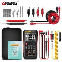 휴대용 디지털 측정기 aneng q1 digital multimeter 9999 rms, 협력사, Q1 레드 프로