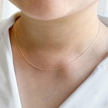 14k/18k 각줄 1.5타입 목걸이체인