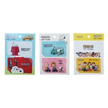 스누피 카드 데코 스티커 (3 option), 화이트, 화이트