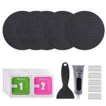 트램펄린trampoline air 매트리스 수리 패치 키트 4inch round glue on patch 방수 패치 for fixed tent trampoline mat 바운스, 5개