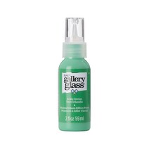 Plaid 갤러리 스테인 글라스 펜 2oz 색상선택 글라스 데코 스테인글라스 물감, 18 Kelly Green