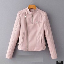 가바바 여성 레더자켓 더블지퍼 포인트 숏 가죽자켓 G56355