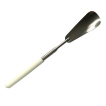 1 pc 금속 구둣주걱 전문 조정 가능한 핸들 구두 경적 스테인레스 스틸, 중량 스타일2