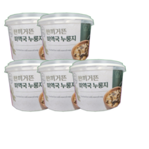 한끼거뜬 미역국 컵누룽지 66g 5개, 60g