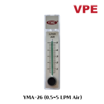 YHC YMA-26 국산 에어용 면적식 판넬유량계 (0.5~5 LPM)