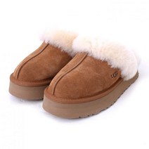 어그 여성 디스쿼트 슬리퍼 - 차콜