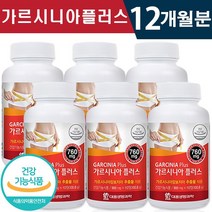 식약처 인증 가르시니아 플러스 녹차 추출 분말 마테추출 엘카르니틴 112정 1일 2정 2개월 4개월 6개월 12개월 체지방 감소 도움 다이어트 관리 건강 기능식품 홈쇼핑 방송 정품, 6박스(12개월분), 900mg x 112정