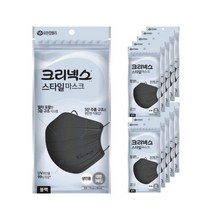 크리넥스 (신세계 규격) 스타일 블랙마스크 대형 3PX10개