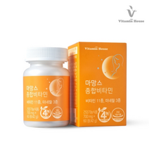 비타민하우스 마망스 종합비타민 700 MG X 60 정 X 12병 철 아연 셀레늄