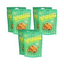 Popadelics 크런치 버섯 칩 트리핀 트러플 팜 표고버섯 크리스프 가볍게 익히고 양념한 비건 스낵 식품 14 oz ea 6개 | 글루텐 프리 비 GMO 미국에서 포장됨, 래드 로즈마리 & 솔트_1.4온스(6개들이 팩)