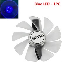 95MM CF05H2D DC 2V 쿨러 팬 교체 사파이어 Radeon 니트로 RX470 RX480 RX570 4G RX 580 8Gb 그래픽 카드, 03 Blue LED 1 Pc