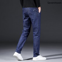 Sevenmoon 스판 남성 데님 팬츠